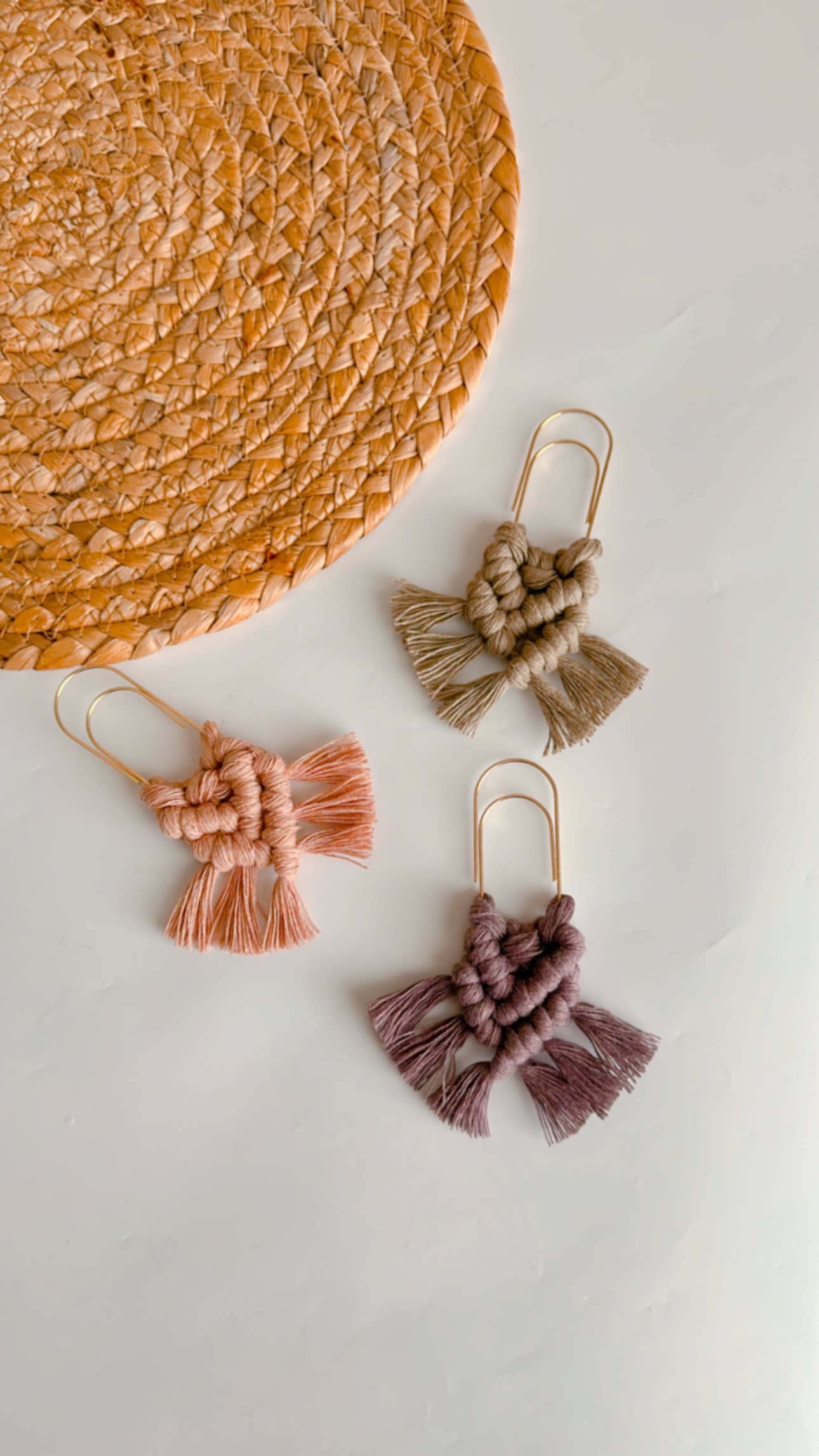 Lilly Bird Crochet - Macrame Mini Bookmark /bookmark /book accessories