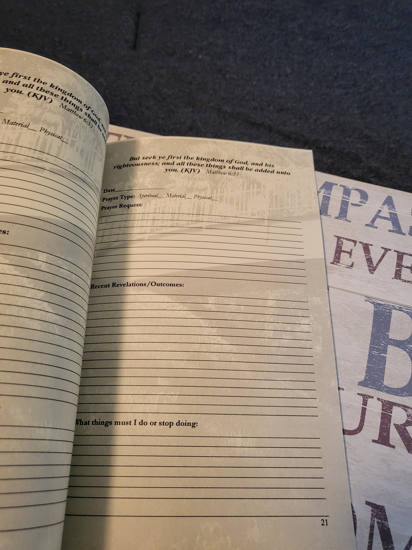 Prayer Journal