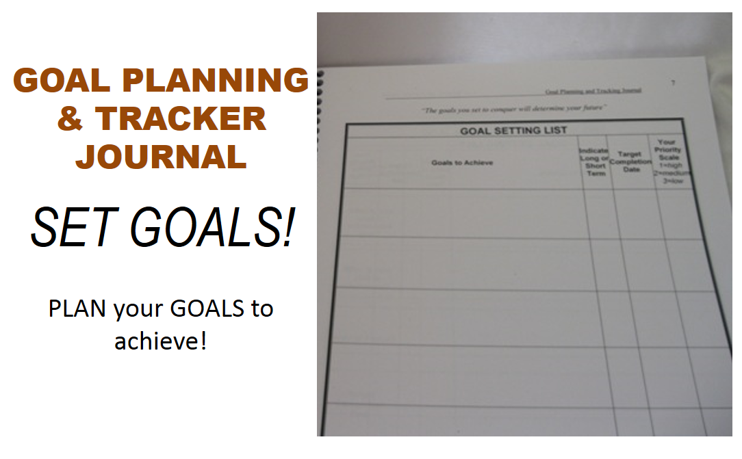 Goal Planning and Tracker Journal - Digital Workbook