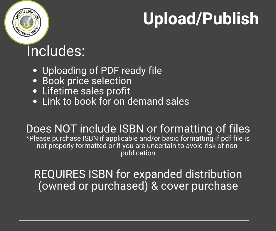 Book Publishing Services - A la cart