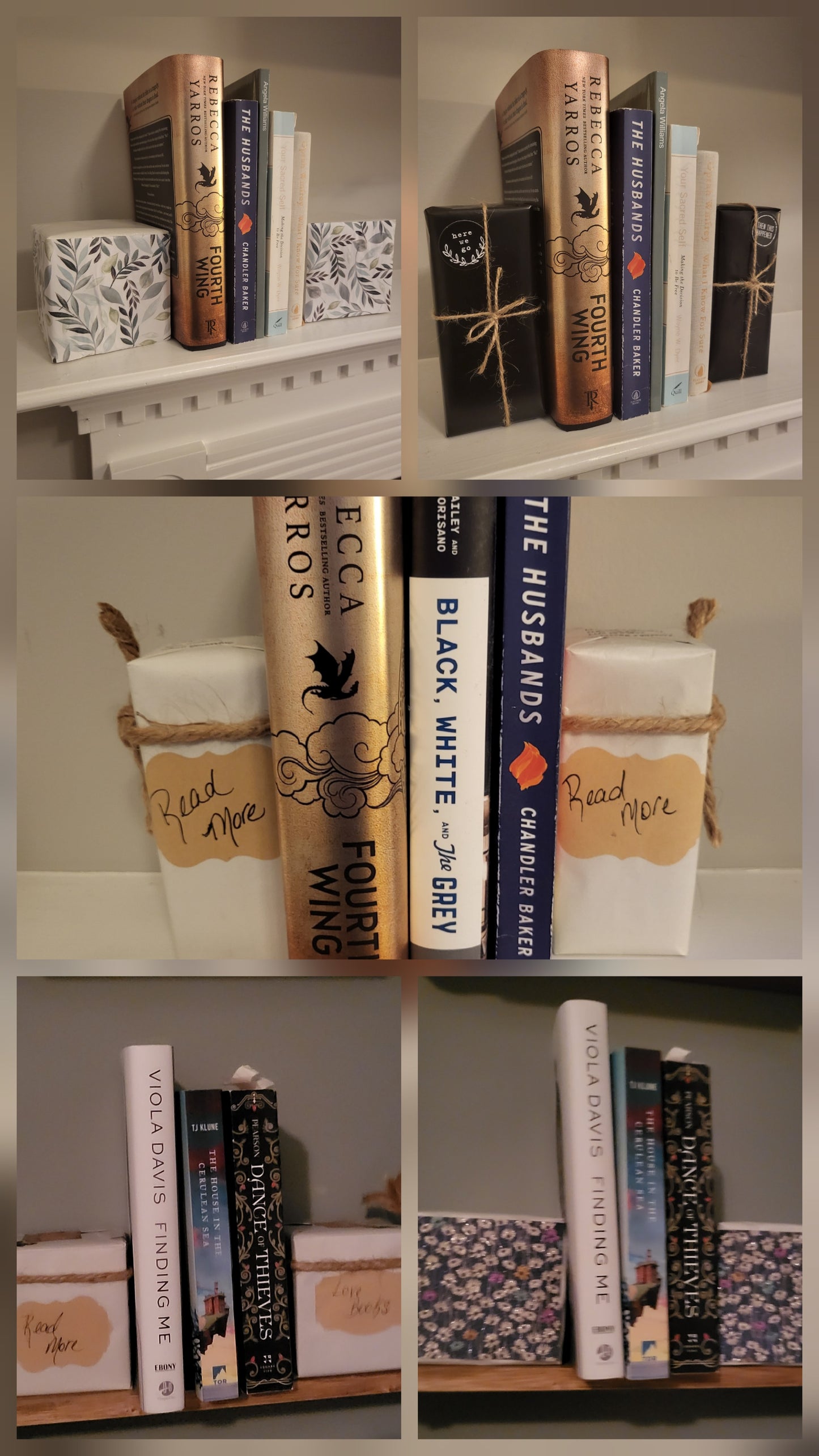 Hand-made Bookends