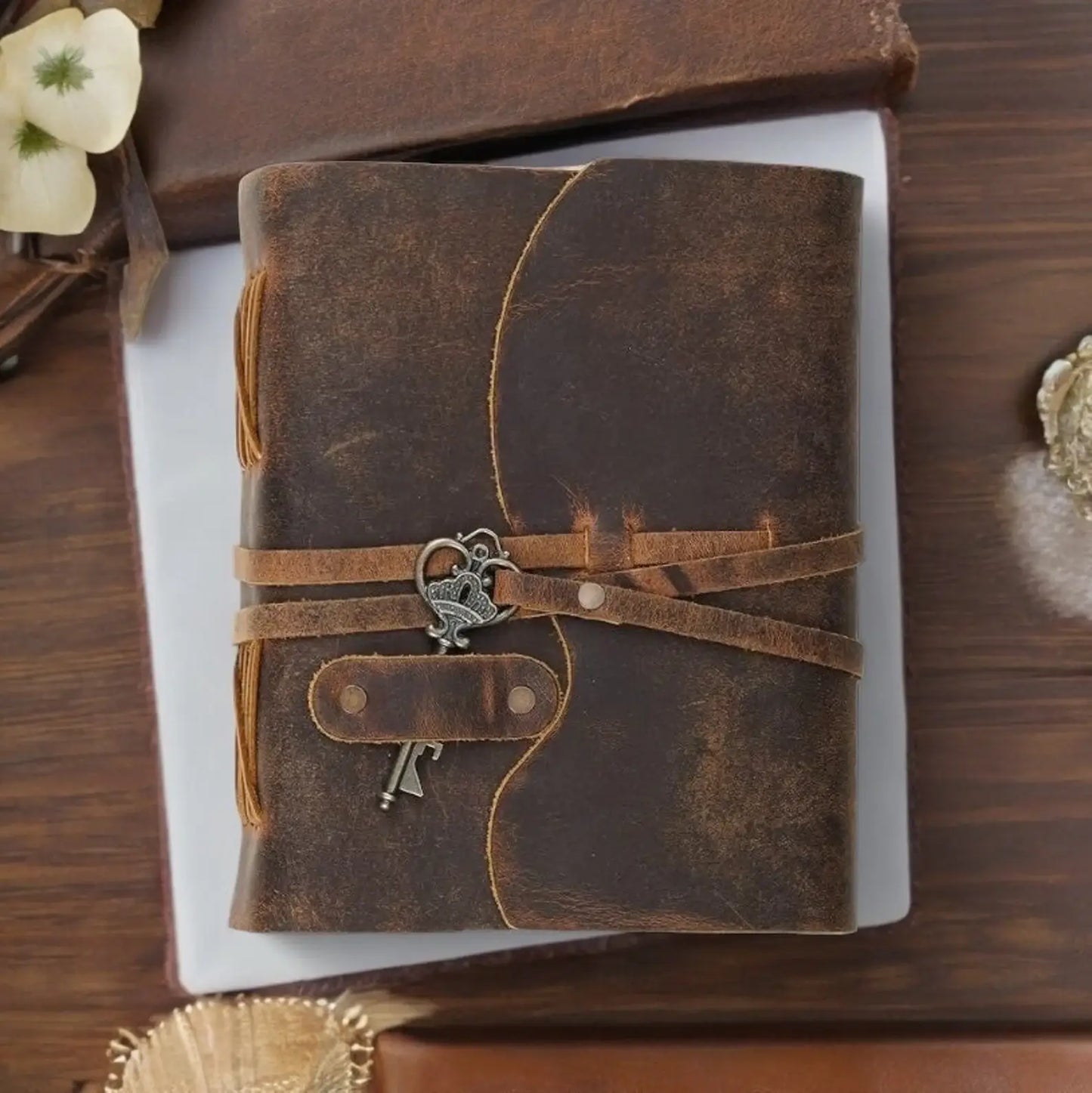 Vintage Leather Journal: Handmade