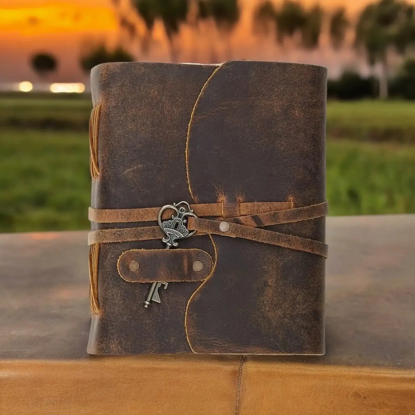 Vintage Leather Journal: Handmade