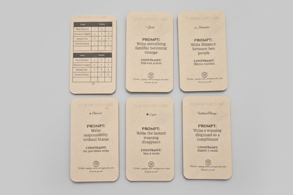 Weight of Words Card Game