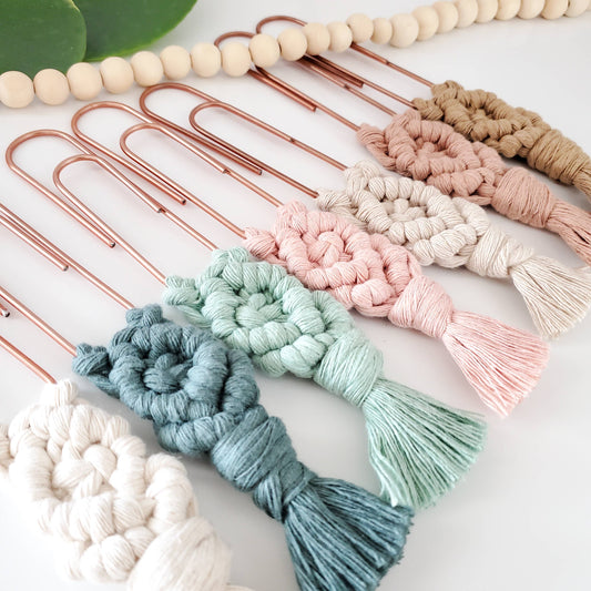 Lilly Bird Crochet - Macrame Diamond Bookmark