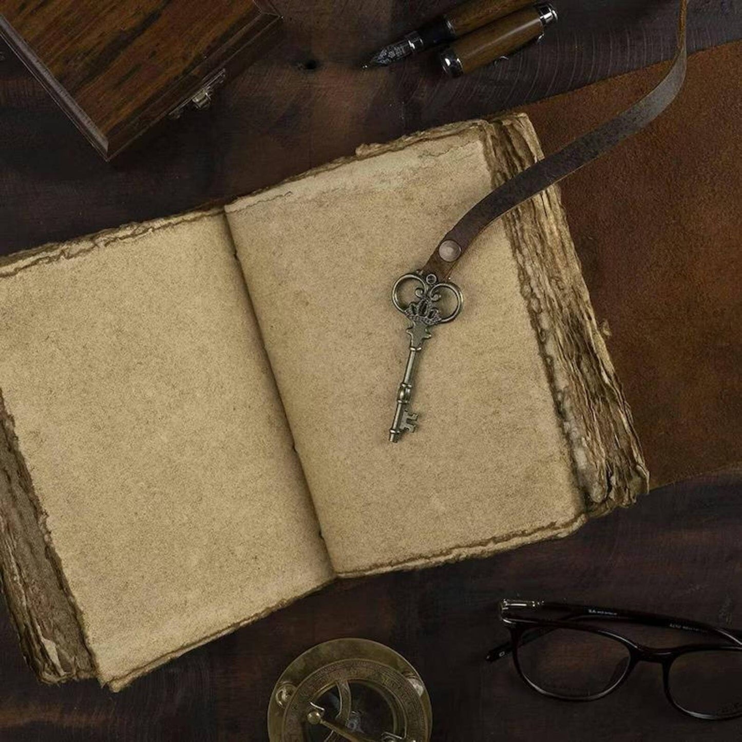 Vintage Journal with Key Lock
