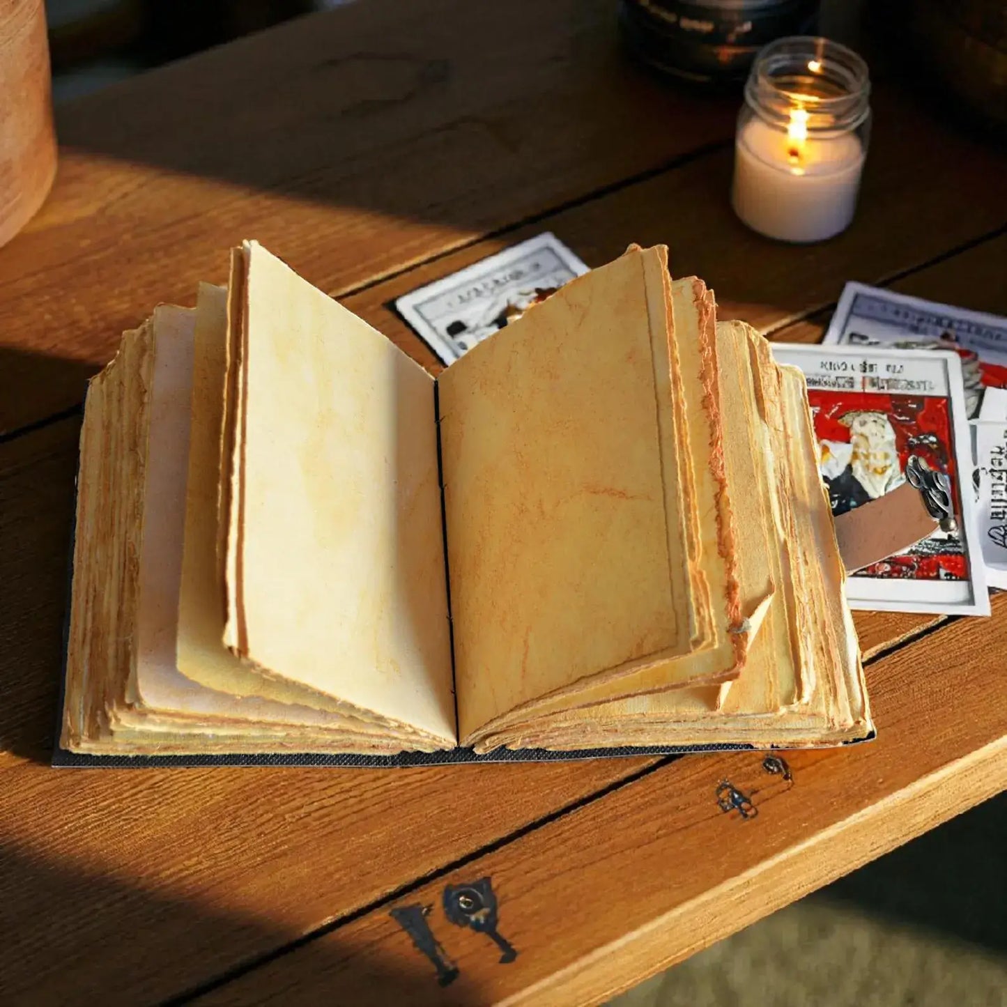 Tree of Life Leather Journal | Handmade Deckle Edge Writing