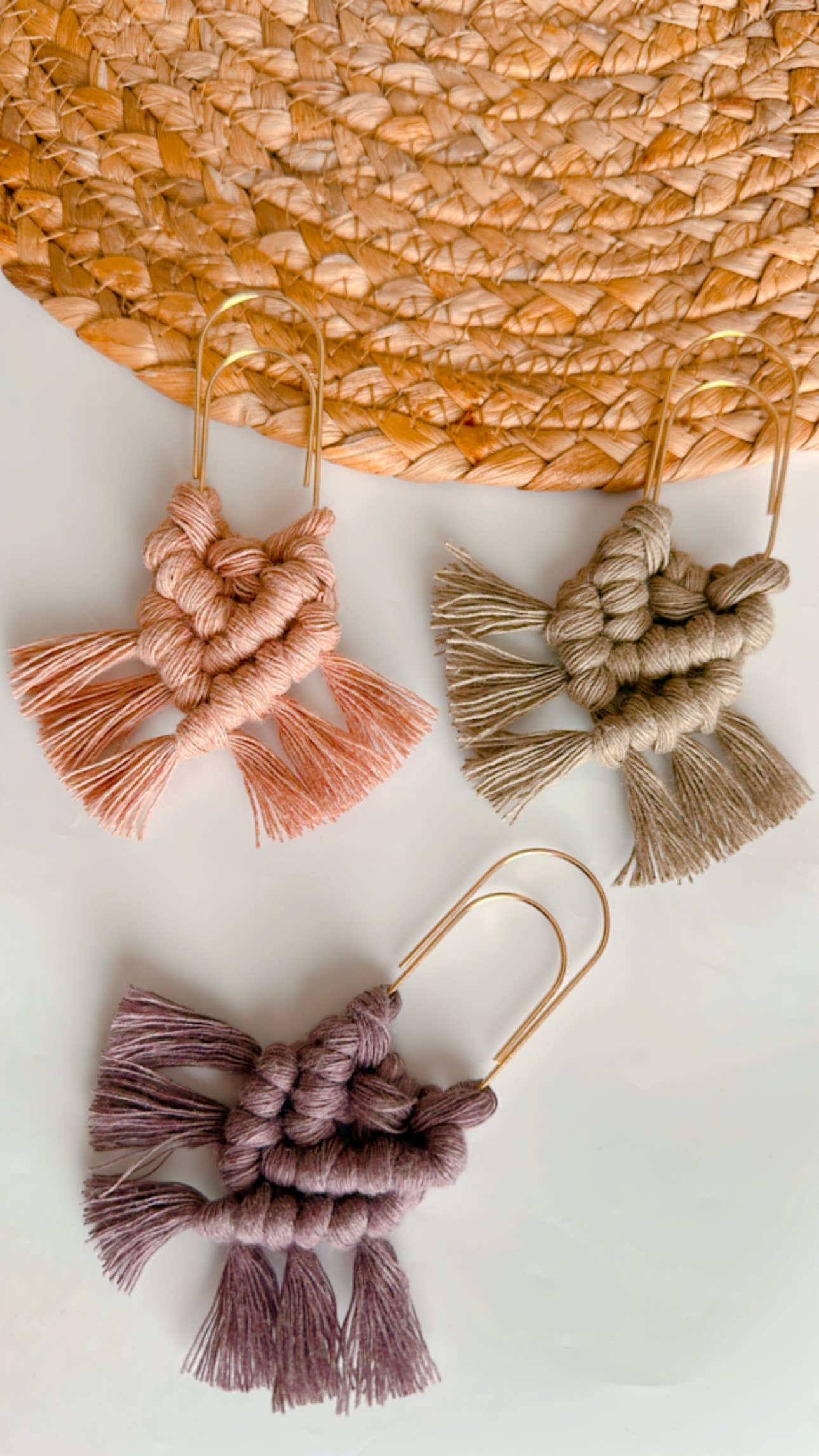 Lilly Bird Crochet - Macrame Mini Bookmark /bookmark /book accessories